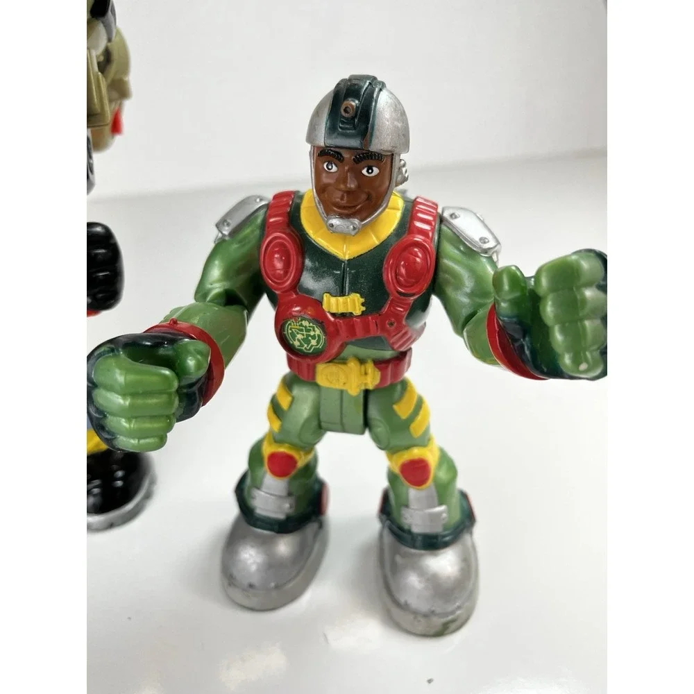 4 Vintage Mattel Fisher Price Rescue  Mountain Canyon‎ Heroes Action Figures